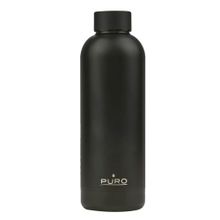 Puro Stainless Steel Hot Cold Parlak Siyah 500 ml Termos