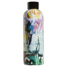 Puro Stainless Steel Hot Cold Parlak Street Art Graffiti Desenli 500 ml Termos