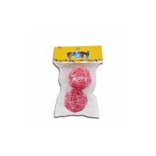 Puti 8825 2'li Bambu Süs Top