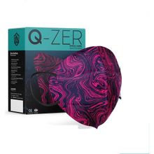 Q-Zer FFP2 N95 30'lu Fuşya Desenli Maske