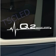 Q2 Kelebek Cam Audi Oto Araba Sticker