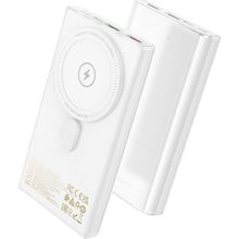Q22 10,000 Mah Magsafe Dijital Ekranlı Powerbank Beyaz