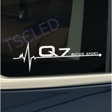 Q7 Kelebek Cam Audi Oto Araba Sticker