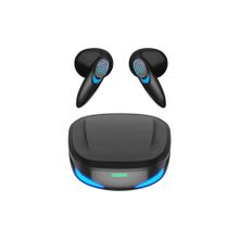 Qasul G10 Beyaz Siyah BT 5.2 Düşük Gecikmeli Kablosuz Dokunmatik Su Geçirmez Bluetooth Oyuncu Kulaklığı