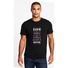 Qivi A Series Of Unfortunate Events Book Baskılı Siyah Erkek T-shirt