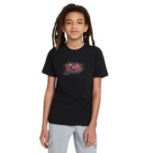 Qivi Ac Dc Awesome Black Ice Fondo Baskılı Unisex Çocuk Siyah Sweatshirt