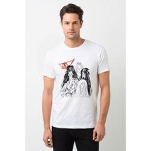 Qivi Aerosmith Hard Rock Rock And Roll Baskılı Beyaz Erkek Örme T-shirt