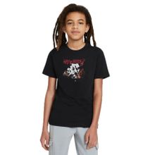 Qivi Arch Enemy Shoutbox Revolution Begins Baskılı Örme Siyah SFK0925KDNTS Kadın T-shirt