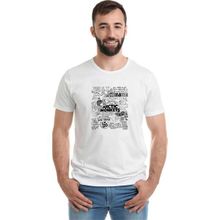 Qivi Arctic Monkeys Songs Baskılı Beyaz Erkek T-shirt