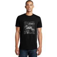 Qivi Arctic Monkeys Songs Baskılı Siyah Erkek Örme T-shirt
