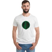 Qivi Arrow Logo Classic Baskılı Beyaz Erkek T-shirt