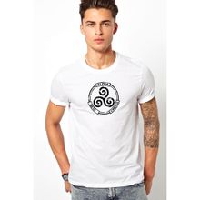 Qivi At Suliet Baskılı Beyaz Erkek Örme T-shirt