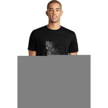 Qivi At Suliet Baskılı Siyah Erkek Örme T-shirt