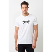 Qivi Babymetal Logo Baskılı Beyaz Erkek Örme T-shirt
