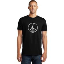 Qivi Basketbol 23 Baskılı Siyah Erkek Örme T-shirt