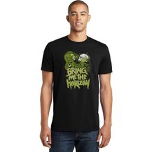 Qivi Bring Me The Horizon Baskılı Siyah Erkek Örme T-shirt