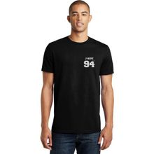 Qivi BTS J Hope 94 Baskılı Siyah Erkek Örme T-shirt