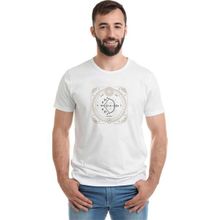 Qivi Burç Yay Sagittarius Baskılı Beyaz Erkek T-shirt