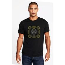 Qivi Burç Yengeç Cancer Baskılı Siyah Erkek Örme T-shirt