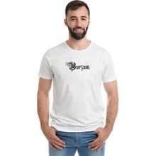 Qivi Burzum Anthology Logo Baskılı Beyaz Erkek T-shirt