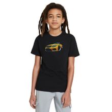 Qivi C63 Baskılı Unisex Çocuk Siyah T-shirt