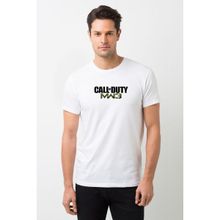 Qivi Call Of Dutf Mw3 Baskılı Beyaz Erkek T-shirt