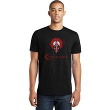 Qivi Castlevania Trevor Belmont Baskılı Siyah Erkek Örme T-shirt