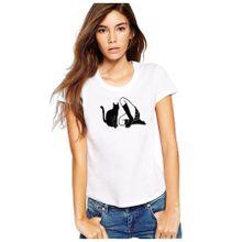 Qivi Chilling Adventures Of Sabrina Catt Illustration Beyaz Kadın T-shirt