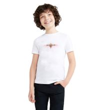 Qivi Diablo Baskılı Beyaz Unisex Çocuk T-shirt