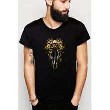 Qivi Diablo Book Of Cain Baskılı Siyah Erkek Örme T-shirt