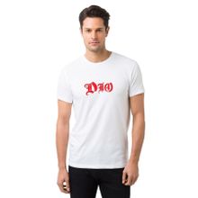 Qivi Dio Baskılı Beyaz Erkek T-shirt