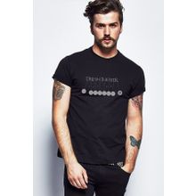 Qivi Dream Theater Octavarium Baskılı Siyah Erkek Örme T-shirt