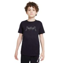 Qivi Emperor Baskılı Unisex Çocuk Siyah T-shirt