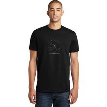 Qivi EXO Wolf Logo Baskılı Siyah Erkek Örme T-shirt