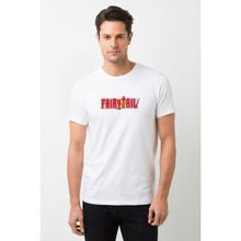 Qivi Fairy Tail 2 Baskılı Beyaz Erkek T-shirt