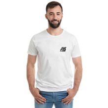 Qivi Fight Club Göğüs Baskılı Beyaz Erkek T-shirt