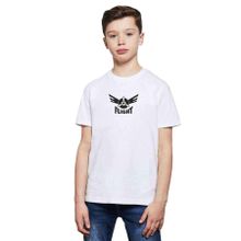 Qivi Flight Logo Air Flight Logo Baskılı Beyaz Unisex Çocuk T-shirt