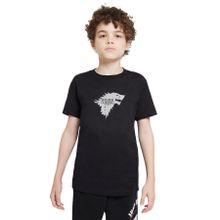 Qivi GOT Stark Siyah Baskılı Unisex Çocuk T-shirt