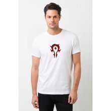 Qivi Horde Logo Baskılı Beyaz Erkek T-shirt