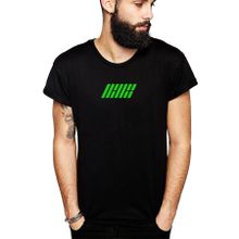 Qivi İkon Logo Baskılı Siyah Erkek Örme T-shirt