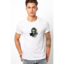 Qivi Joker Baskılı Beyaz Erkek T-shirt