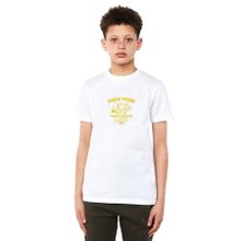 Qivi Know Where Camp Baskılı Beyaz Unisex Çocuk T-shirt