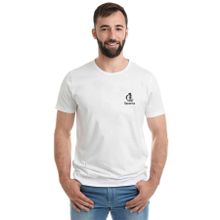 Qivi Kova Burcu Baskılı Beyaz Erkek T-shirt