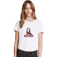 Qivi La Case De Papel Hodie Baskılı Beyaz Kadın T-shirt