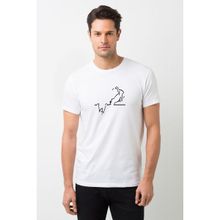 Qivi La Linea Trt Cizgi Adam Accident Baskılı Beyaz Erkek T-shirt