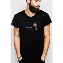 Qivi LED Zeppelin Stairway To Heaven Baskılı Siyah Erkek Örme T-shirt