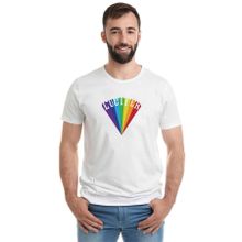 Qivi Lucifer Rising Baskılı Beyaz Erkek T-shirt