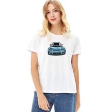 Qivi Mazda Rx7 Fd3s Baskılı Beyaz Kadın Örme T-shirt