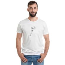 Qivi Mercury Sailor Moon Baskılı Beyaz Erkek T-shirt