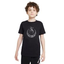 Qivi Mevlana Baskılı Siyah Unisex Çocuk T-shirt
